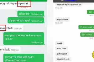 7 Chat pelanggan ojek online salah ketik ini bikin nyengir kuda