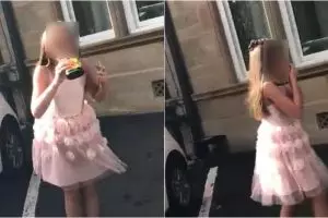 Miris, seorang pria paksa gadis kecil meneguk minuman keras