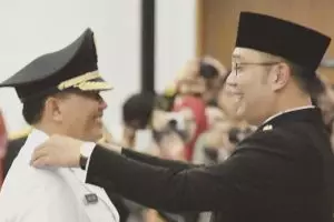 Lantik mantan rekan kerja, Ridwan Kamil sebut dirinya oppa dan ahjussi