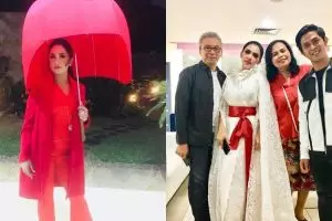 10 Gaya seleb saat hadiri konser Syahrini, nggak kalah cetar