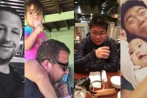 10 Ekspresi kocak ayah saat santai vs asuh anak, kontras banget