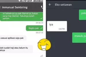 7 Chat pelanggan ajak driver ojek online bercanda bikin angguk-angguk