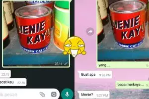 8 Chat rayuan gagal pakai gambar kaleng cat ini bikin ikutan sebel