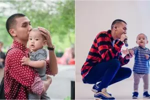 10 Momen Rayi Putra RAN ketika asuh anak, cerminan ayah idaman