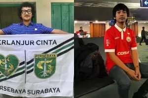 Cara unik 5 seleb dukung tim bola favoritnya, hampir ditangkap polisi