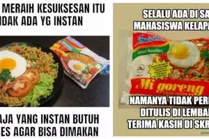 Pencinta Indomie pasti merasa 7 meme ini 'gue banget', kamu juga?