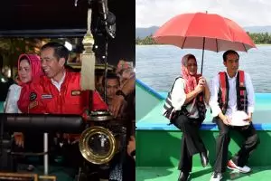 9 Momen kebersamaan Jokowi dan Iriana ini sederhana tapi romantis