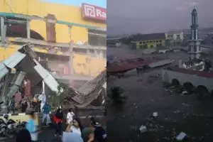 10 Potret terkini gempa di Donggala-Palu, BMKG sebut tsunami 1,5 meter