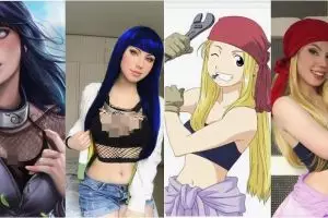 10 Gaya seksi cosplayer Maria Fernanda, bikin susah kedip