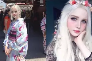 Viral berkimono, 10 pesona Icy Tenshi ini bukti kecantikannya bak peri