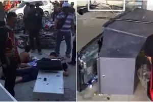 Penampakan oknum warga Palu yang bobol ATM usai gempa & tsunami 