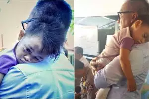 7 Potret haru Mensos Agus Gumiwang gendong balita korban gempa Palu