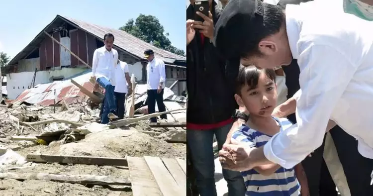 Kisah bocah korban gempa temui Jokowi, ketegarannya bikin mewek