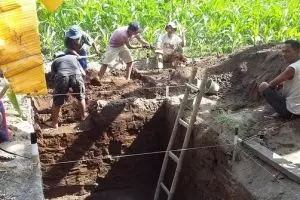 5 Penampakan candi peninggalan abad IX yang baru ditemukan di Jogja