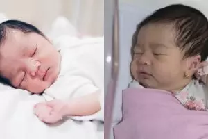 Baru lahir, 5 bayi selebriti ini miliki rambut tebal menawan