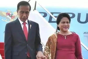 Aksi Iriana Joko Widodo di opening Asian Para Games, begitu ekspresif