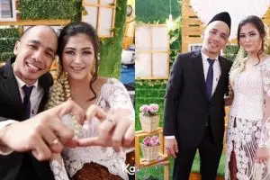 Sudah sah, ini 9 potret pernikahan Ovi eks Duo Serigala & Franky Ilham