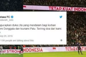 Ini dukungan 6 klub bola top Eropa untuk korban gempa Palu-Donggala