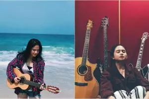 10 Aksi memukau Tissa Biani saat bermusik, bukti artis multi talenta