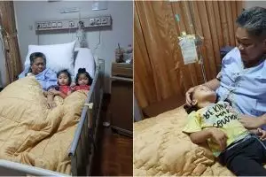 10 Kenangan haru mendiang istri Indro asuh cucu meski sakit berat
