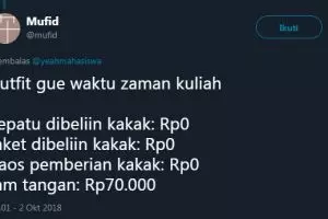 10 Review outfit sehari-hari ala mahasiswa ini konyolnya kebangetan 