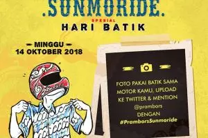 Spesial Hari Batik, SUNMORIDE siap memeriahkan 4 kota besar Indonesia!