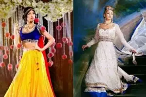 Desain 9 gaun pengantin terinspirasi putri Disney ini unik dan elegan