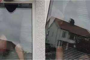 Cewek ini tersangkut di jendela tetangganya, penyebabnya absurd abis