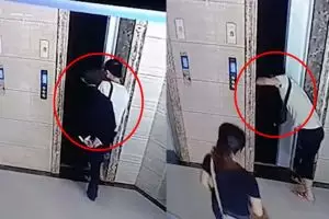 Gara-gara buka paksa pintu lift, pria ini bikin mertua bernasib tragis