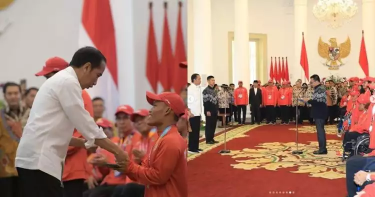 Lewati target, ini canda Jokowi saat beri bonus atlet Asian Para Games