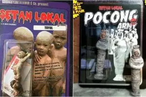 Dari tuyul hingga pocong, 5 action figure setan lokal ini kocak abis