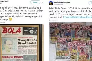 Tabloid Bola tutup, ini 12 cuitan nostalgia pembaca yang bikin baper