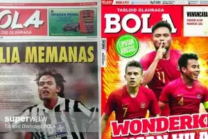 Tabloid Bola tutup, intip 9 cover kenangannya yang bikin nostalgia