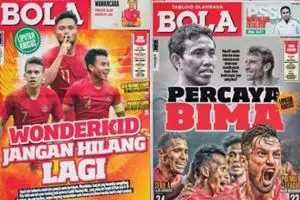 Kenang Tabloid Bola, ini 5 cover edisi Timnas Indonesia yang kece abis
