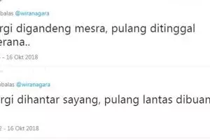 10 Cuitan 'pulang pergi' ini miris-miris gimana gitu