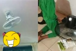 7 Potret penggunaan kipas angin ini kocaknya bikin ketawa tepuk jidat
