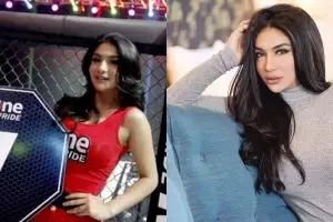 9 Foto seksi Siva Aprilia, gadis ring yang viral 'kesenggol' atlet MMA