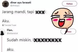 7 Cuitan 'kelakuan aku' ini kekocakannya nanggung abis