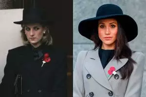 10 Bukti Meghan Markle punya fashion yang mirip dengan Putri Diana