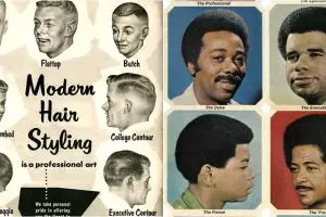 10 Poster langka model potongan rambut tahun 1950-1980, epik banget 