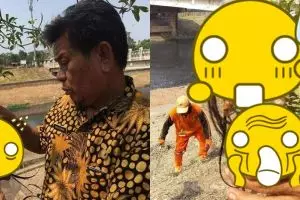 Bersihkan kali, benda yang ditemukan Pasukan Oranye ini serem abis