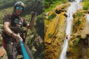 7 Aksi menantang Richard Kyle pacar Jessica Iskandar saat berpetualang