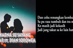 Lagu 'karna su sayang' mendadak viral, ini 5 potret penyanyi aslinya