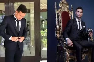 Kerap tampil kasual, gaya 10 pesepak bola pakai jas ini berkelas abis