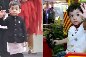 10 Potret gemas Jan Ethes di apel Hari Santri, Paspamres 'kewalahan'