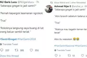 Peringati Hari Santri, 8 cuitan 'santri greget' ini bikin tepuk jidat