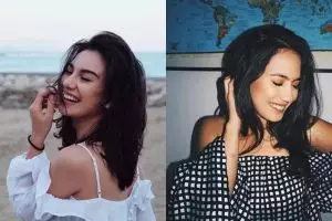 10 Adu gaya Irish Bella & Pevita Pearce saat foto candid, bikin gemas