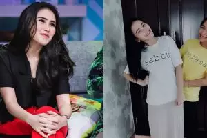 Unggah foto jadul bareng adik, Ayu Ting Ting justru banjir pujian