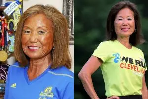 8 Potret Jeannie Rice, pemecah rekor maraton di usia 70 tahun