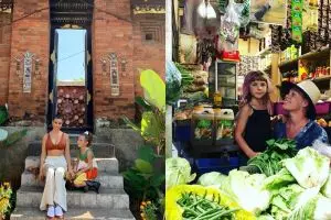 Liburan di Bali, 4 seleb mancanegara ini blusukan ke pasar tradisional